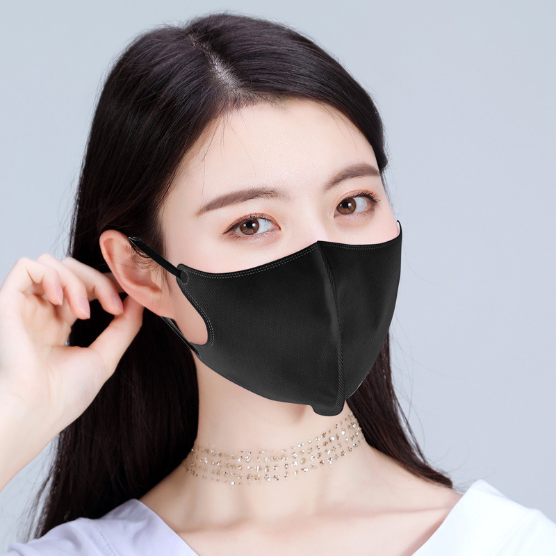 成人蝶形黑色立体口罩