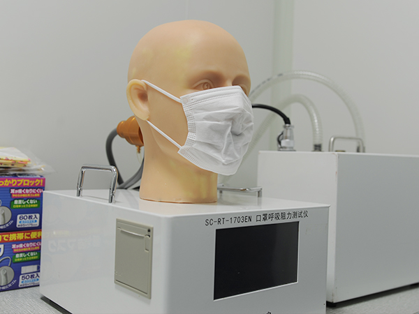 Mask breathing resistance detection equipment